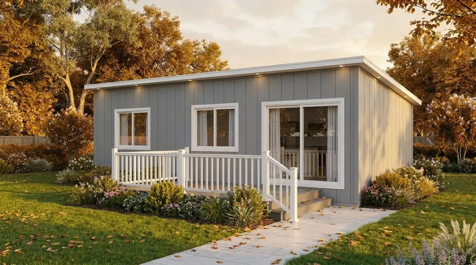 Five Five Five prefab ADU exterior, 555 ft² 1 bedroom