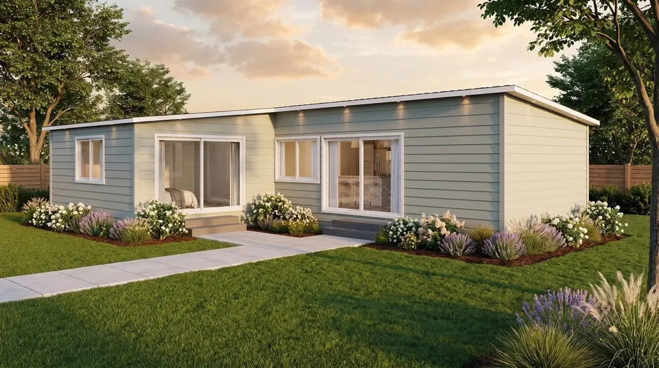 Nine Forty-Five Duo prefab ADU exterior, 945 ft² 2 bedroom