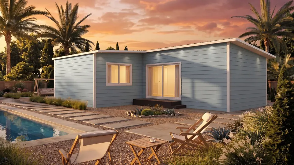 Seven Forty-Nine prefab ADU exterior, 749 ft² 2 bedroom