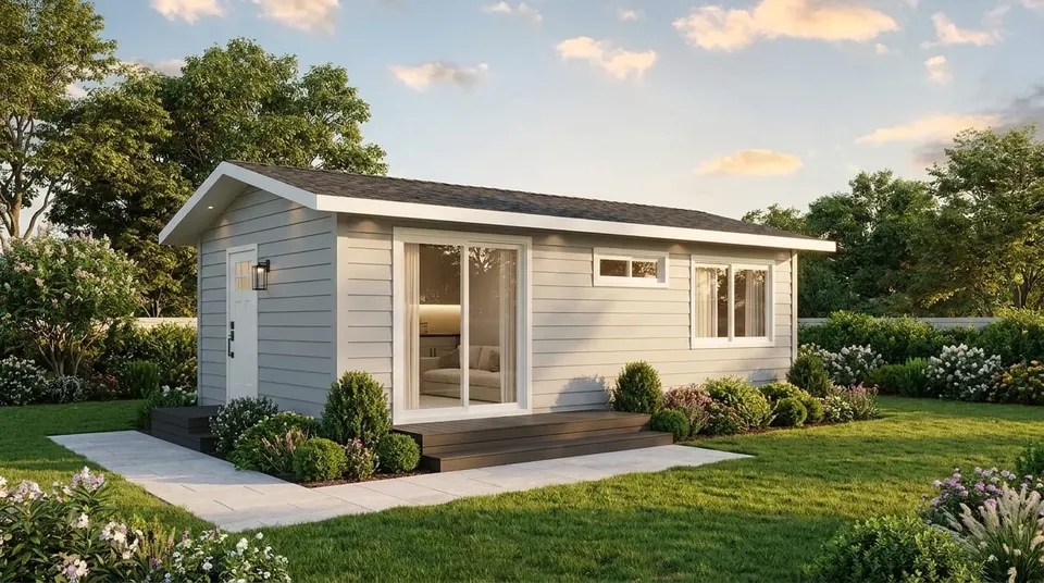 The 405 prefab ADU exterior, 405 ft² 1 bedroom